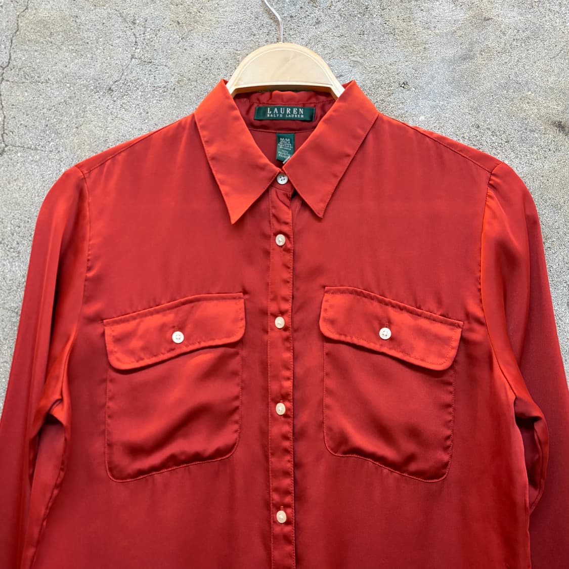 미국 빈티지 폴로 랄프로렌 나일론 블라우스 셔츠  상품이미지3