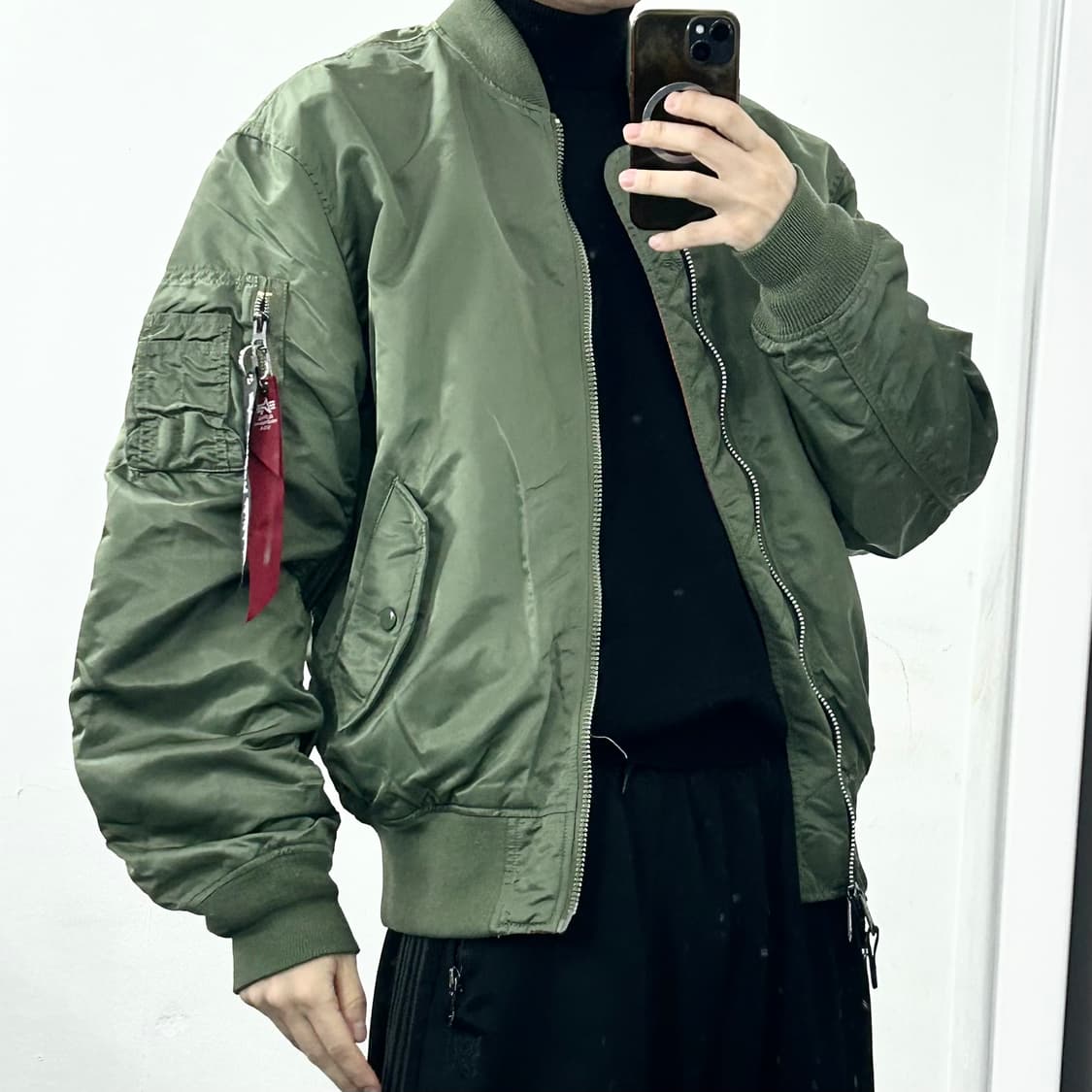 알파인더스트리 리버시블 MA-1 자켓 상품이미지1