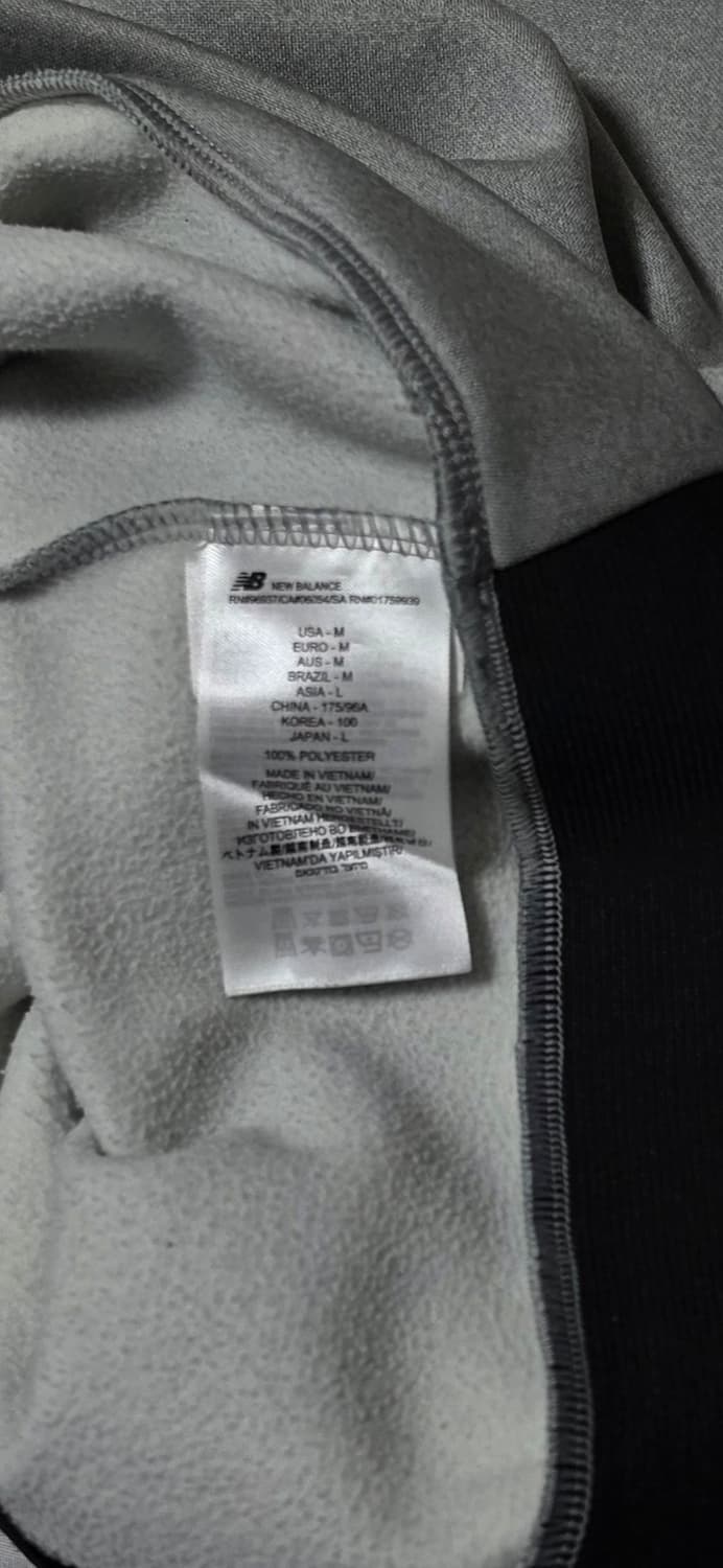 뉴발란스 회색 맨투맨 그레이 L 상품이미지4