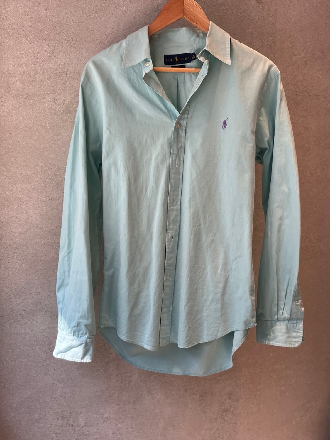 폴로 랄프 로렌 옥스퍼드 슬림핏 민트 셔츠  상품이미지1