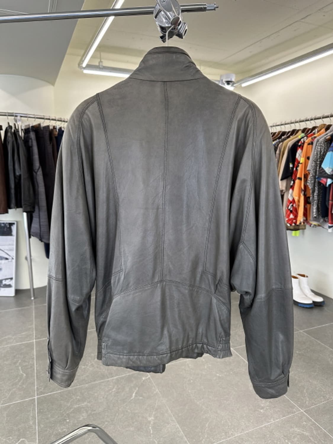 80-90'S SERAPHIN 레더 보머 (L~XL) 상품이미지7