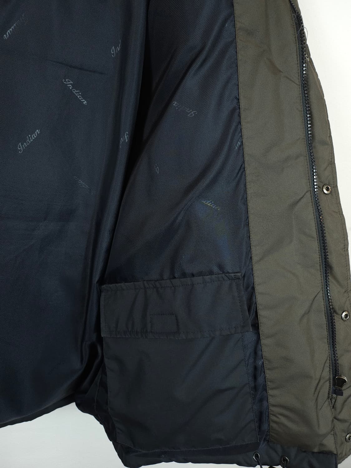 인디안 Luxury casual 블랙 구스패딩 점퍼 105 XL 상품이미지8