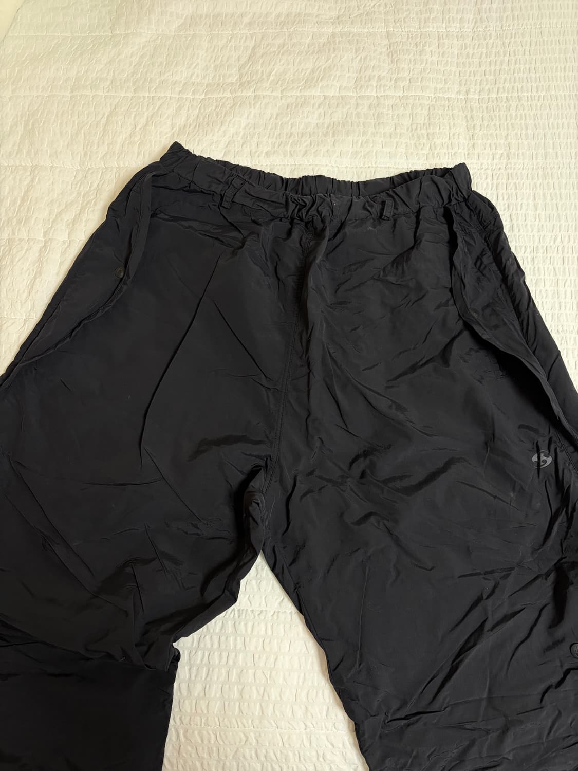 22SS 산산기어 웨이브 팬츠 블랙 2사이즈 상품이미지3