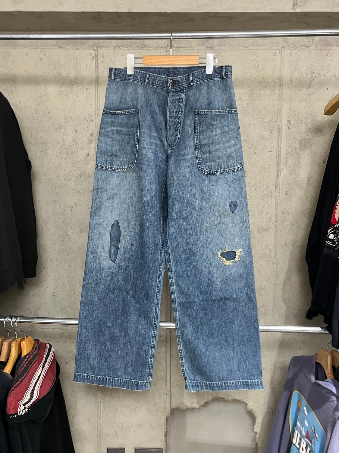 바우와우 Bow wow USN M44 심리스 데님팬츠 상품이미지1