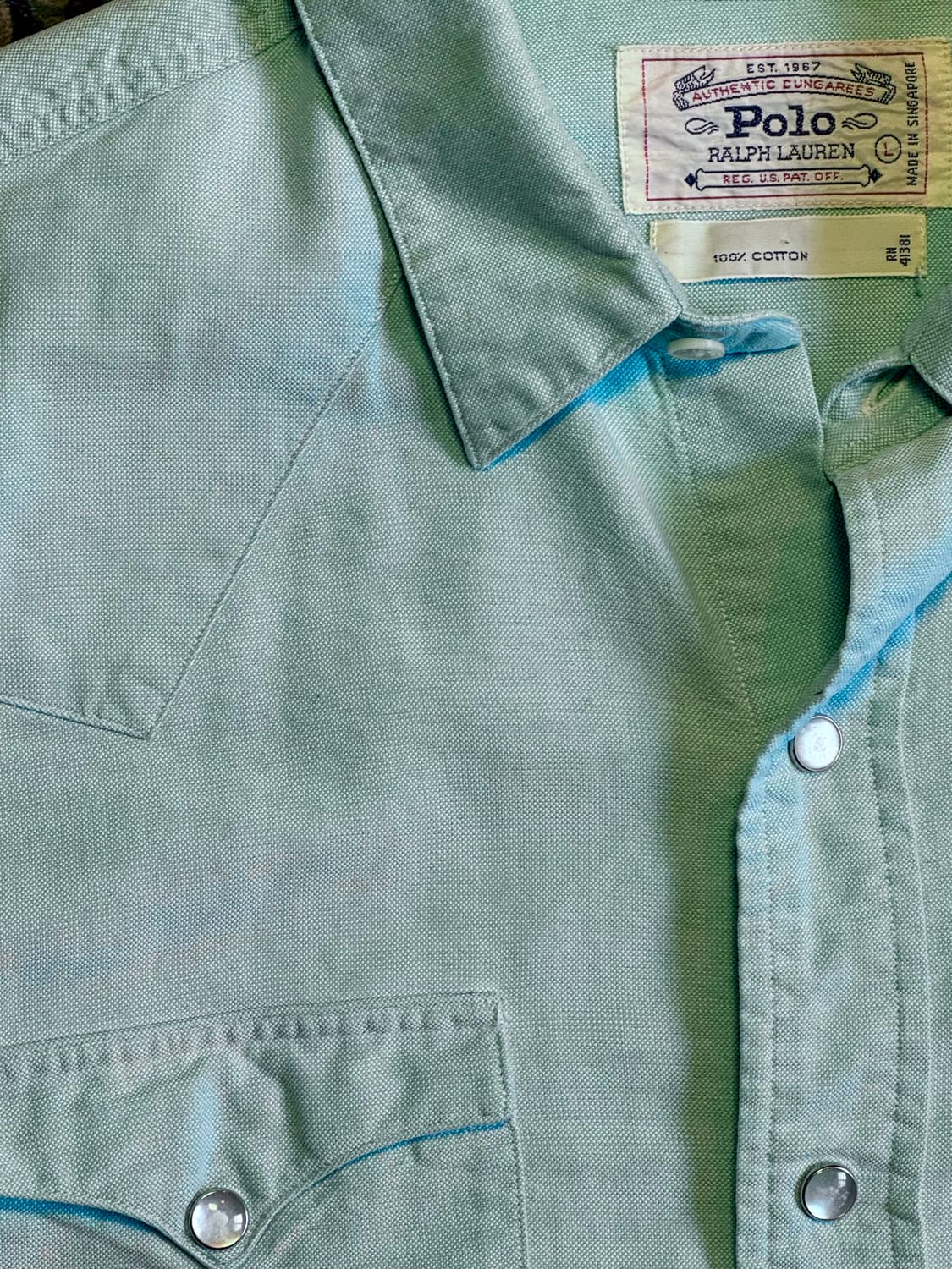 90s 빈티지 폴로 덩가리 웨스턴 셔츠 상품이미지6