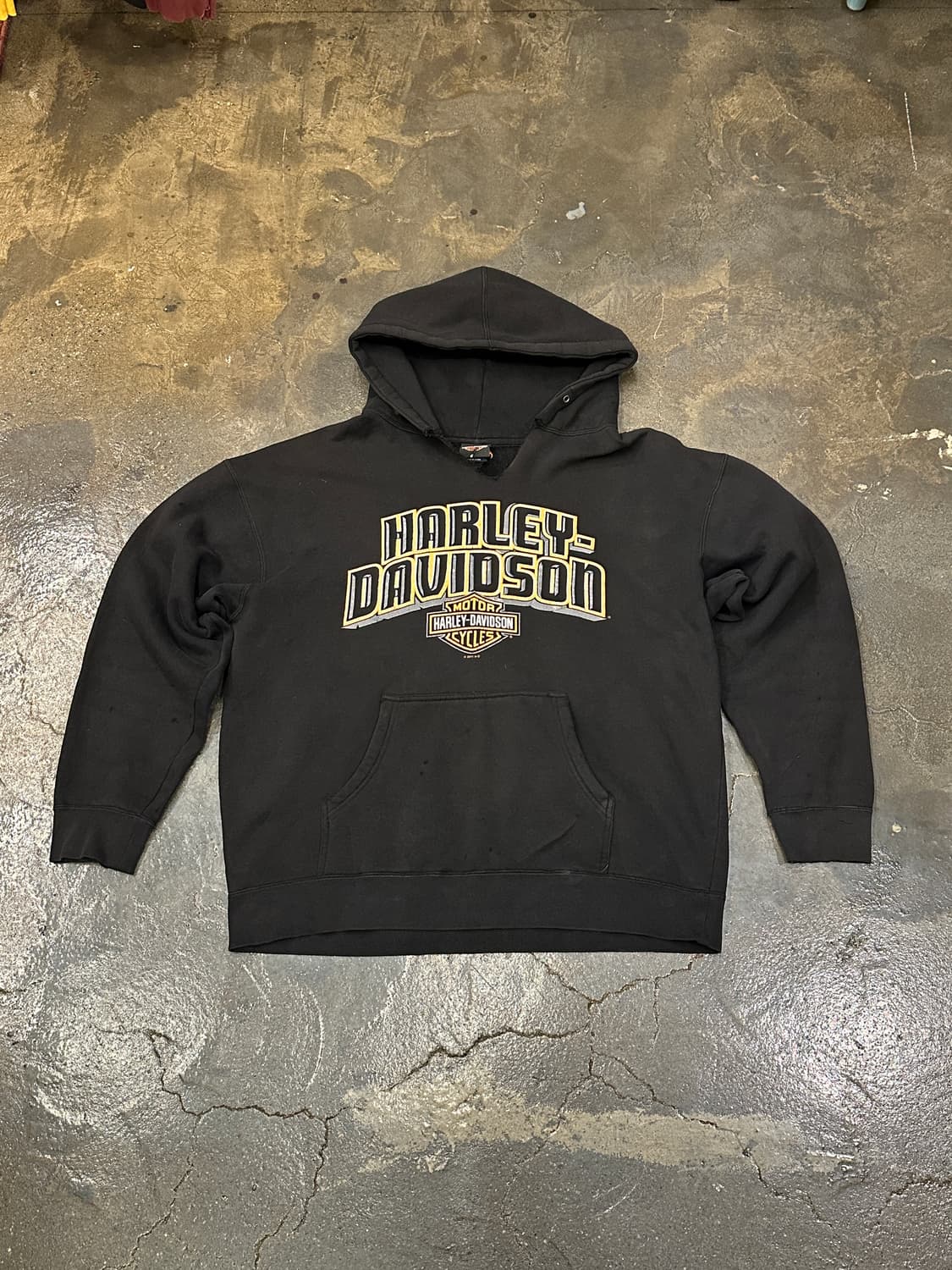 할리데이비슨 디스트레스드 후드티 XL 상품이미지1