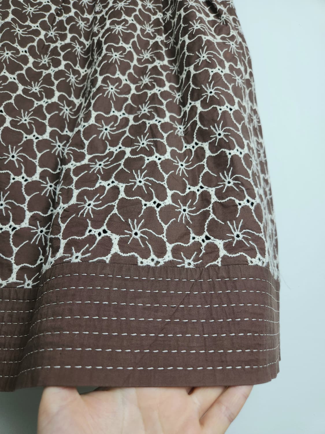 (Hiroko Koshino)플로럴 자수 스커트 상품이미지6