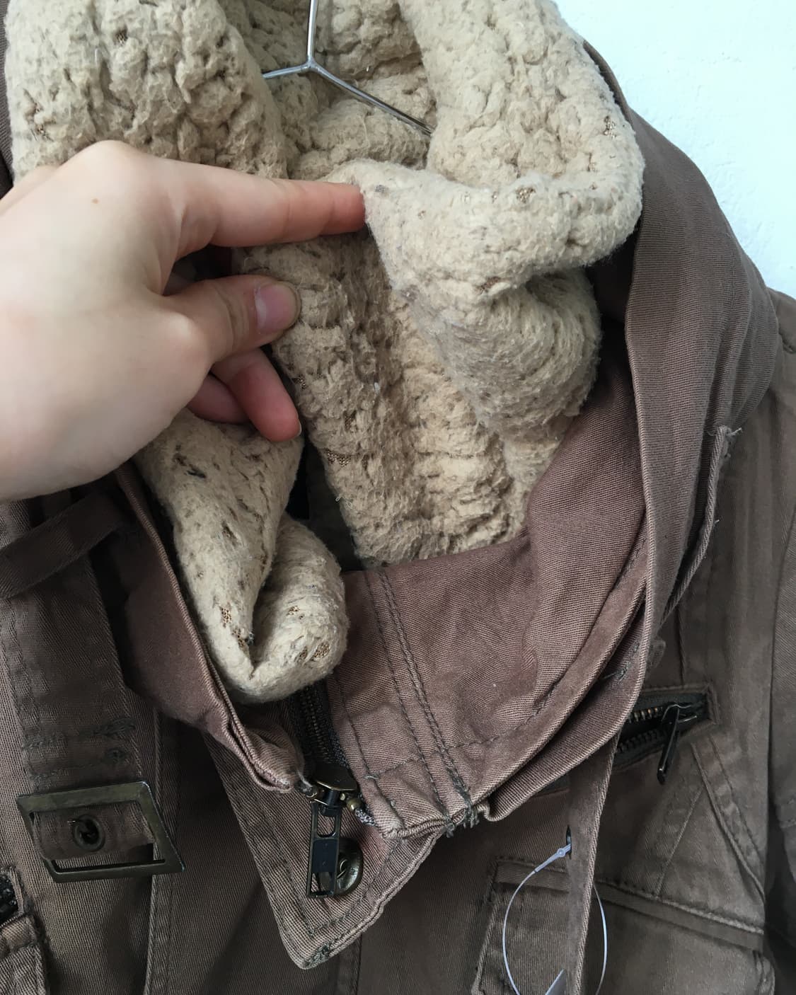 High neck belted jacket 상품이미지4