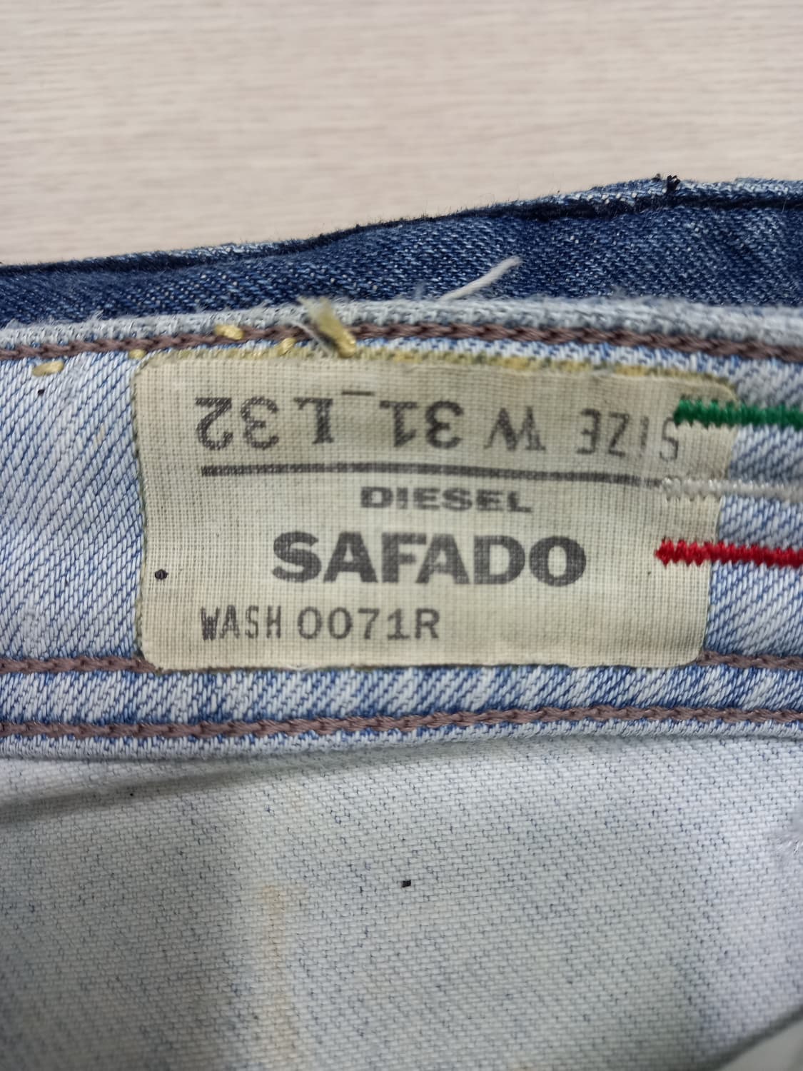 31 DIESEL Safado 데미지워싱 페인티드 커스텀 31-501 상품이미지7