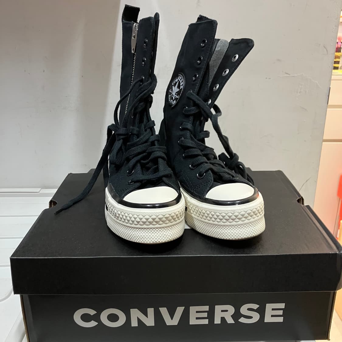 컨버스 척 플러스 엑스하이 블랙 225 상품이미지2