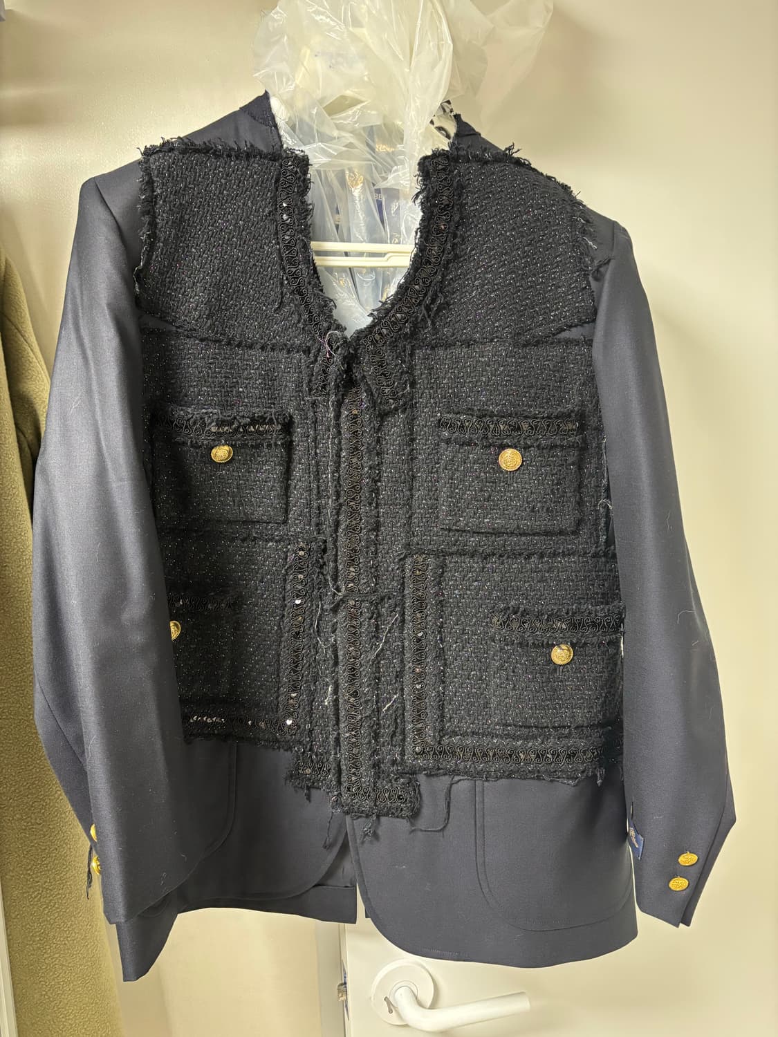 준야 와타나베 x 브룩스 브라더스 트위드 도킹 자켓  상품이미지6