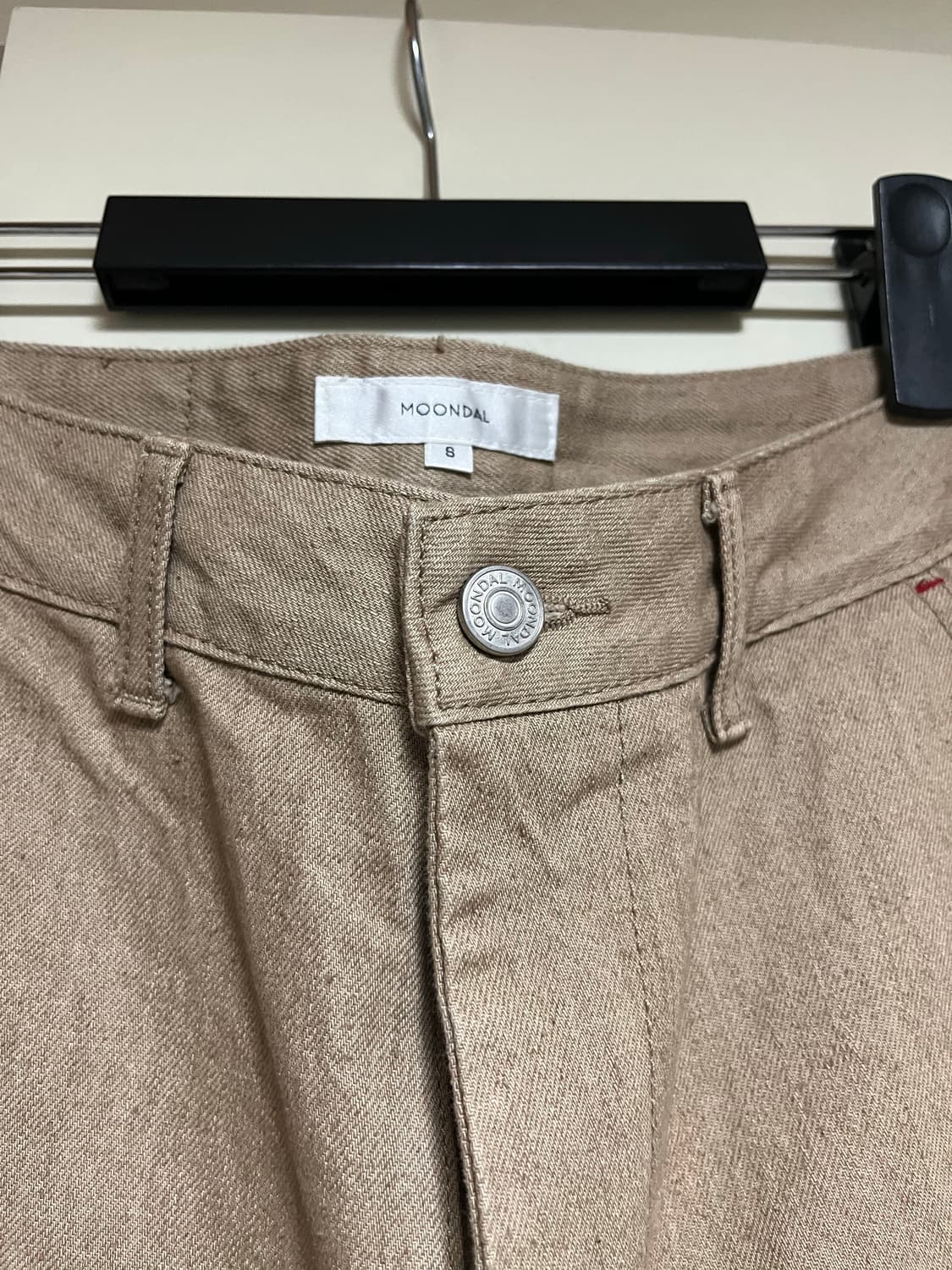 문달 그레인 데님 팬츠(베이지) S사이즈 Grain Selvedge De 상품이미지10