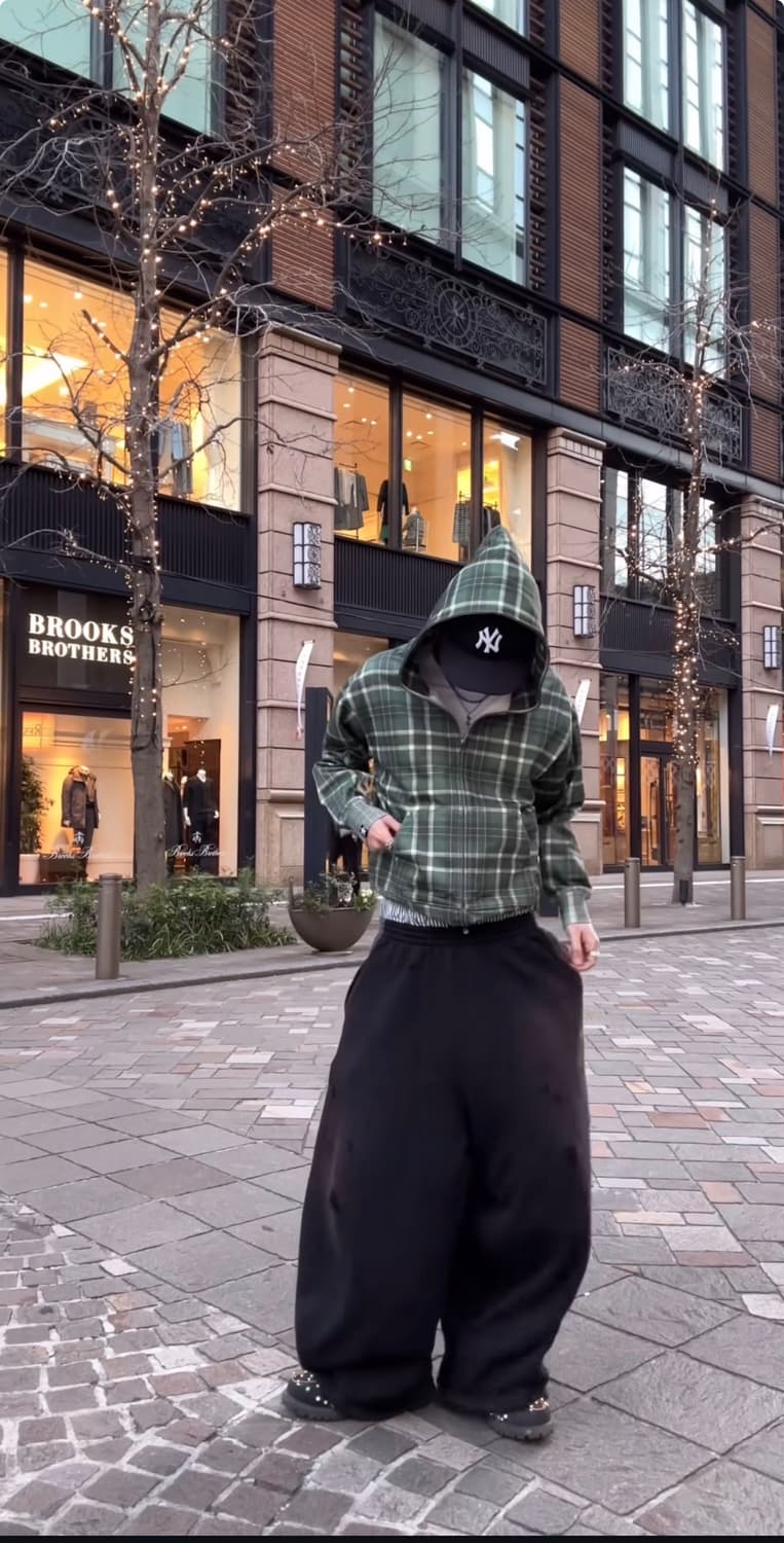 니들스 스웻팬츠 Needles x Studious H.D. 2 Tone  상품이미지3