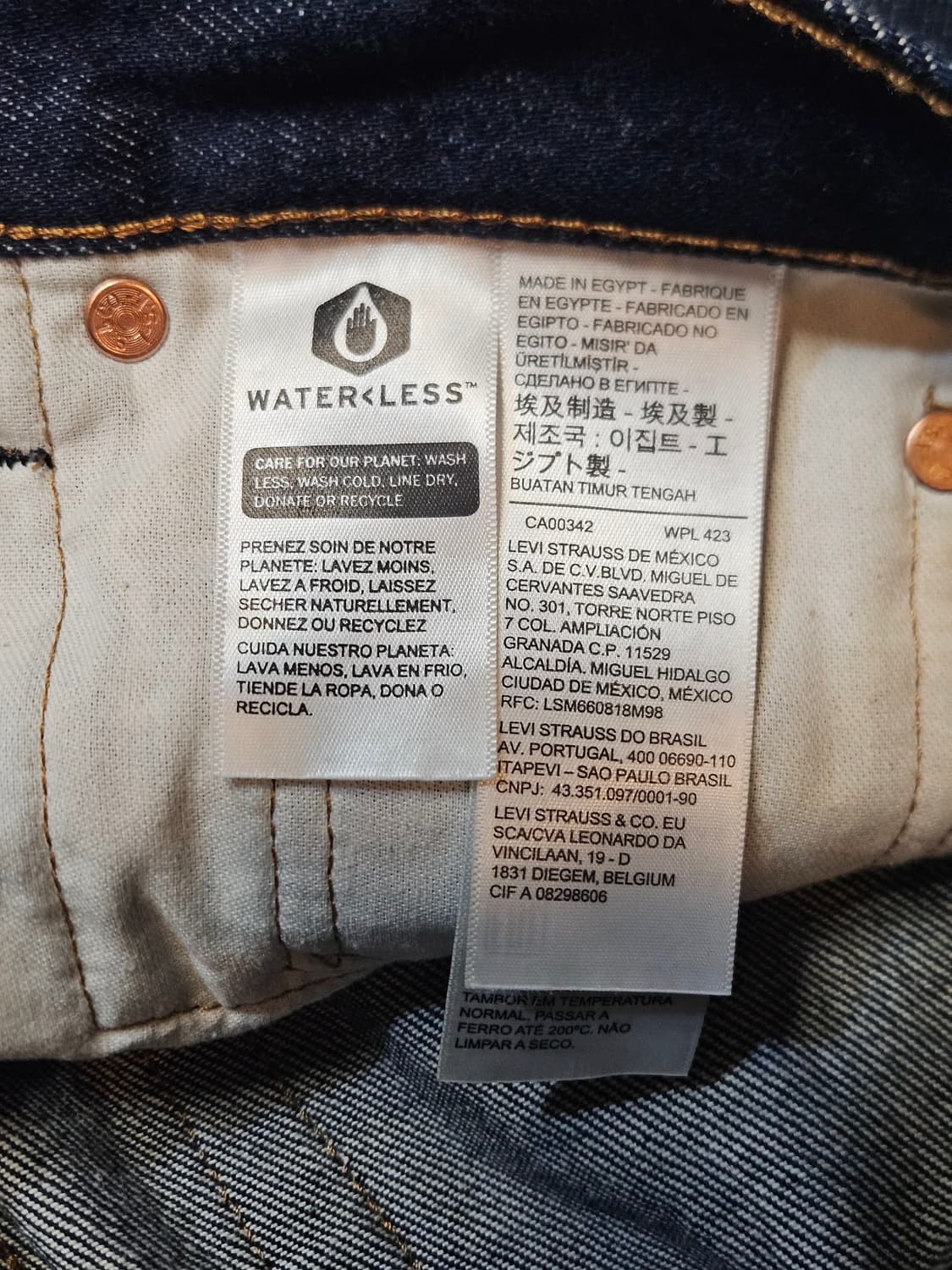 리바이스 501 데님 팬츠 상품이미지5