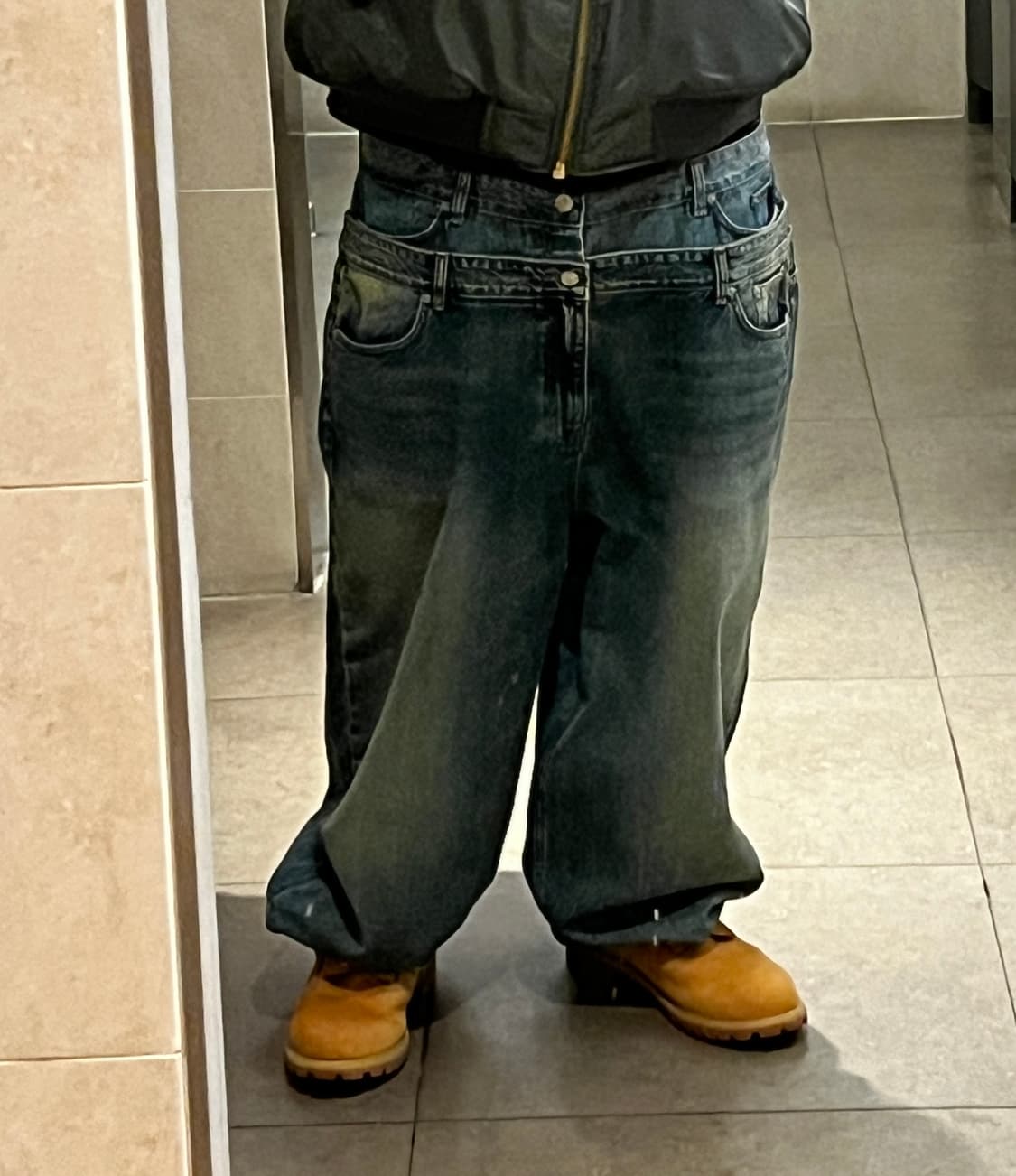 프로젝트 gr 레이어드 팬츠 데님 3사이즈 상품이미지2