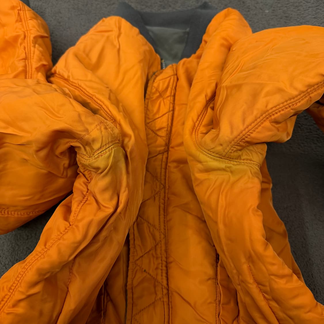 [정품/XL] 90s 알파인더스트리 ma-1 리버시블 항공점퍼 상품이미지8