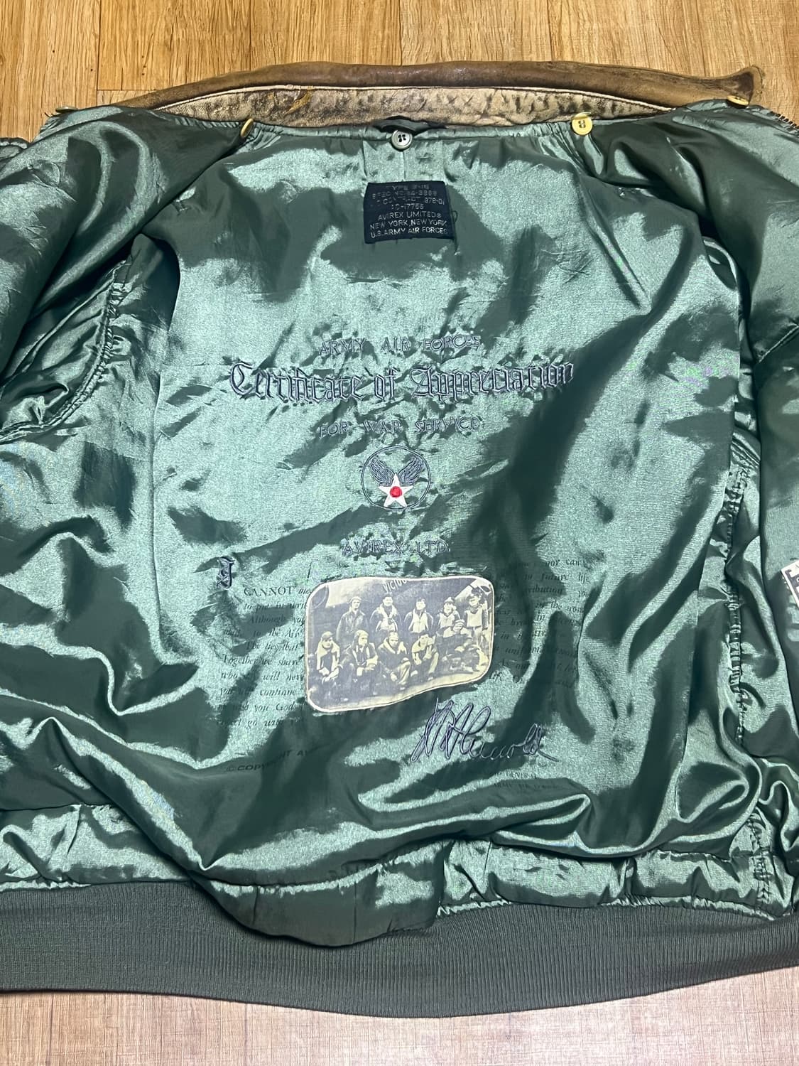 90s avirex ma-1 jacket 상품이미지3