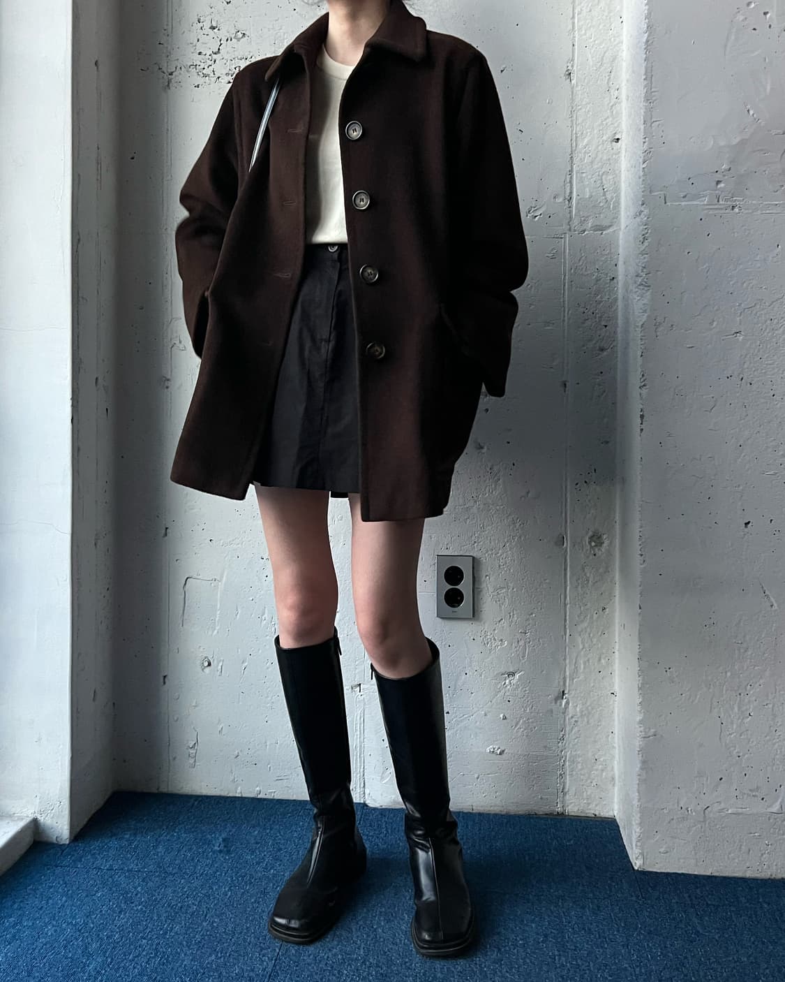 막스마라 울 하프 코트 상품이미지9