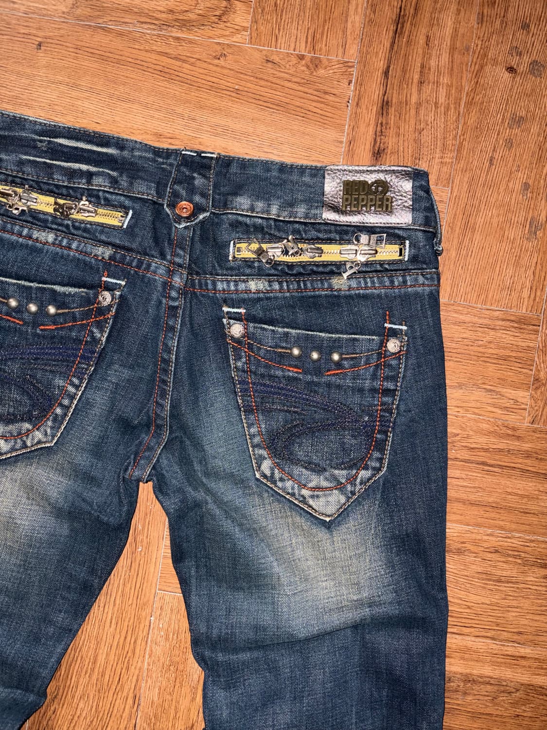 레드페퍼 부츠컷 로우라이즈 데님팬츠 상품이미지7