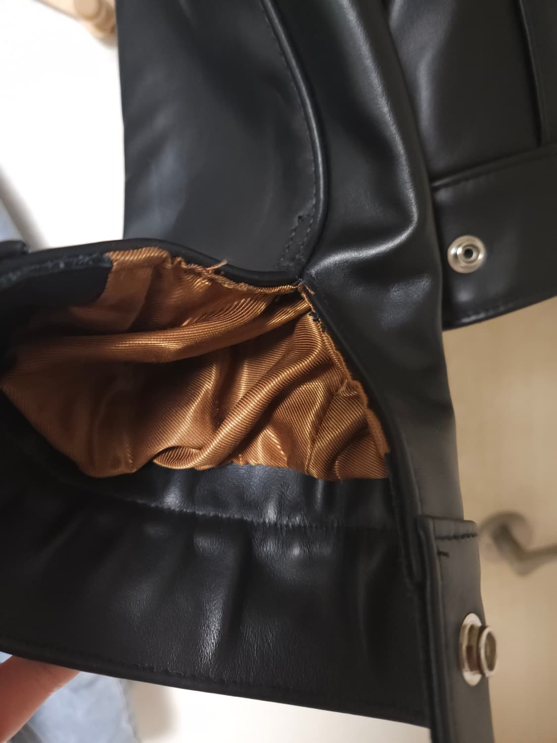 (42) 루이스레더 988 웨스턴 홀스하이드 레더 자켓 블랙 상품이미지6