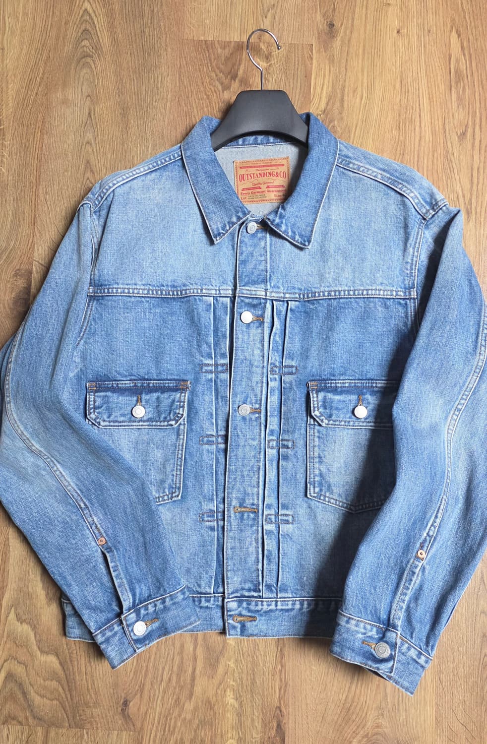 아웃스탠딩 셀비지 데님 자켓 2세대 L.BlUE 상품이미지1