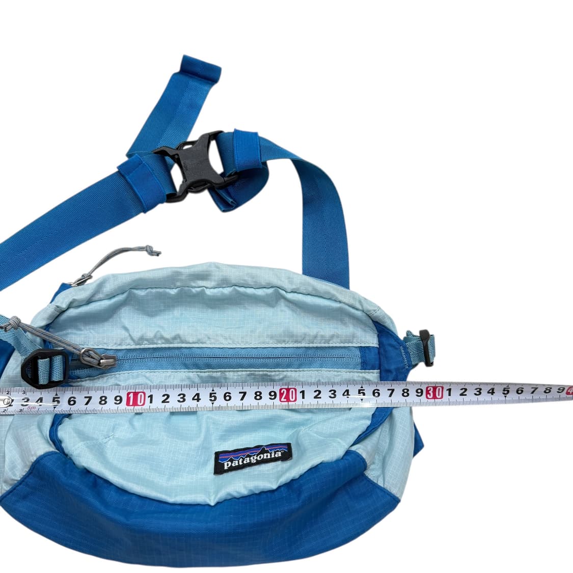 파타고니아 빈티지 트래블 힙색 가방 라이트 하늘 블루 상품이미지7