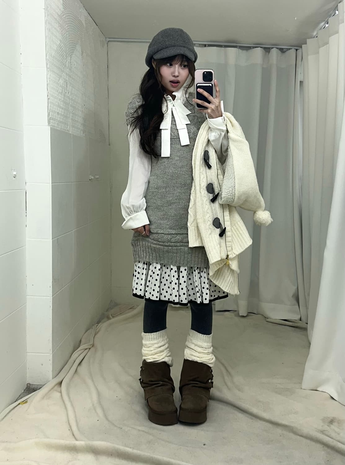 트랄라라 사와코 모리걸 가디건 코디세트 상품이미지2