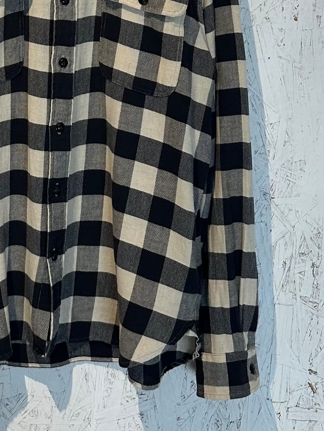 RRL Buffalo Checkered Twill Work Shirt 상품이미지3