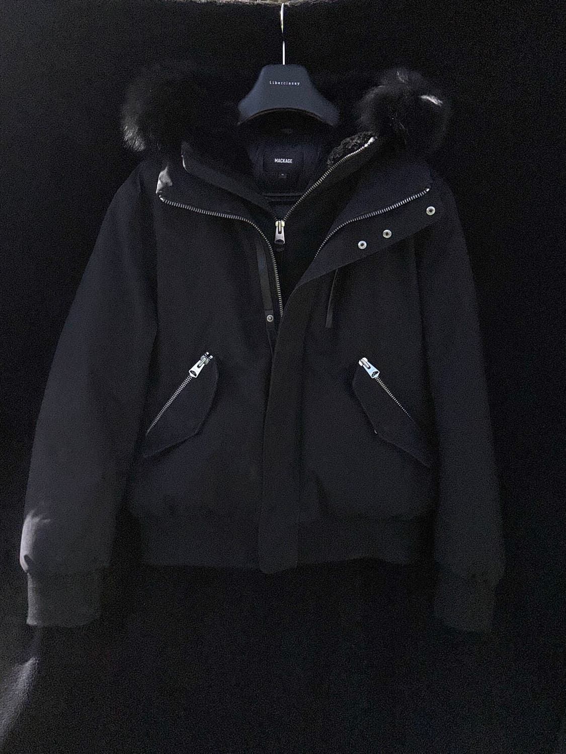 (급처)22-23FW맥케이지 딕슨 블랙 퍼 44 MACKAGE DIXON 상품이미지1