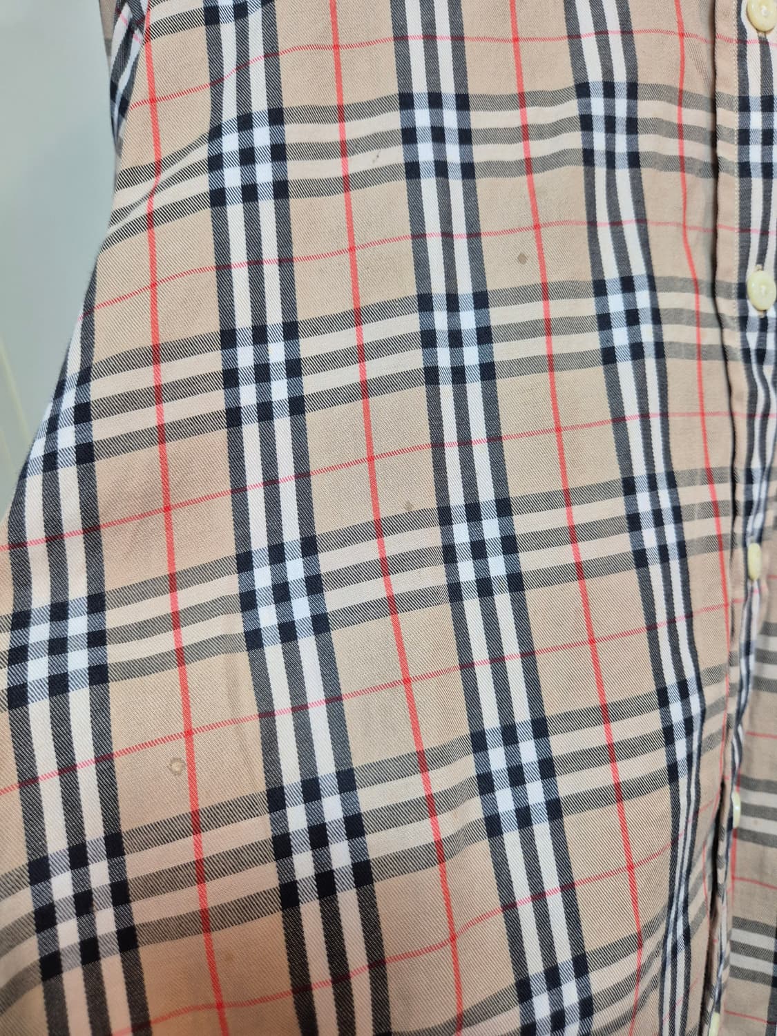 버버리 체크 셔츠 상품이미지4