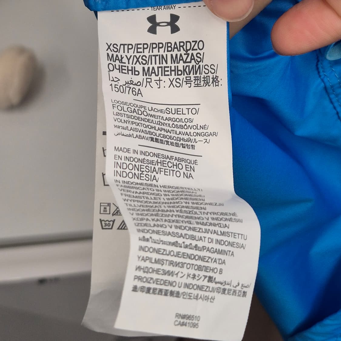 언더아머 아노락 스톰1 자켓 XS 상품이미지7