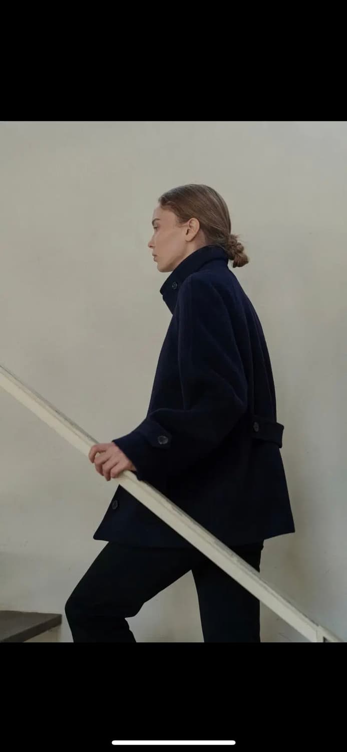 클린 klean 하프코트 네이비S 상품이미지1