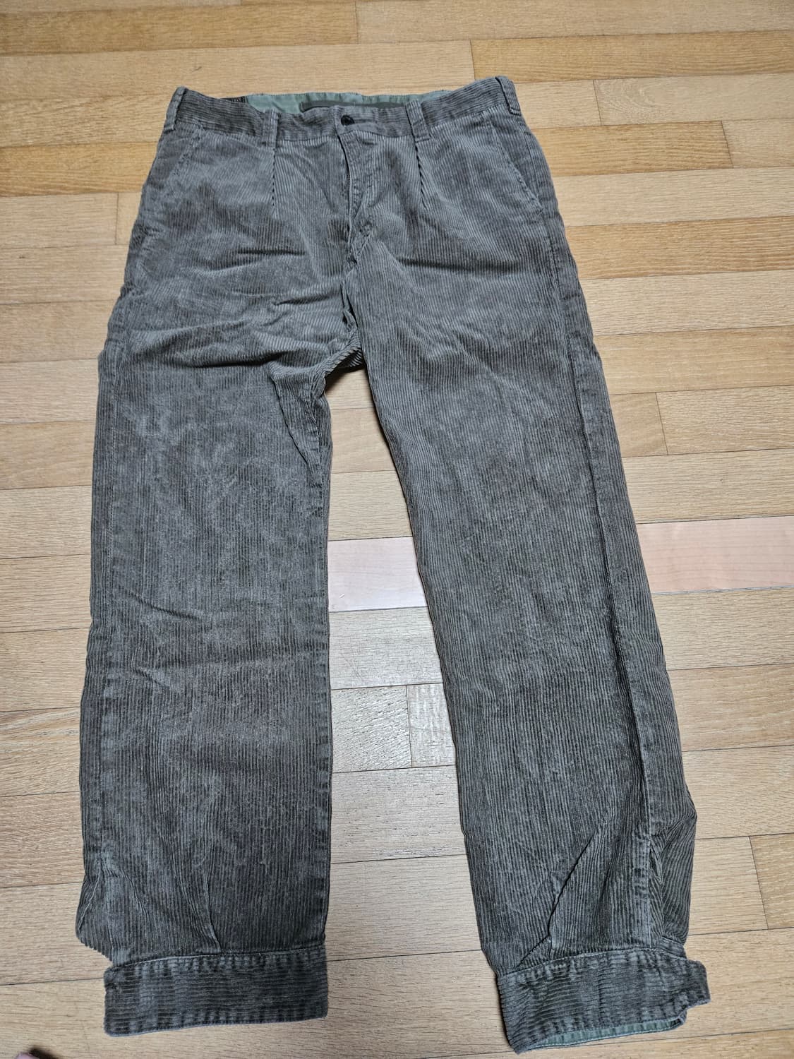 rrl 플리츠 코듀로이 팬츠 32/30 상품이미지1