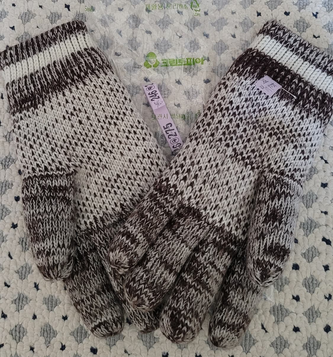 (배포.수수료포함) 공용 울 혼방 장갑 상품이미지3