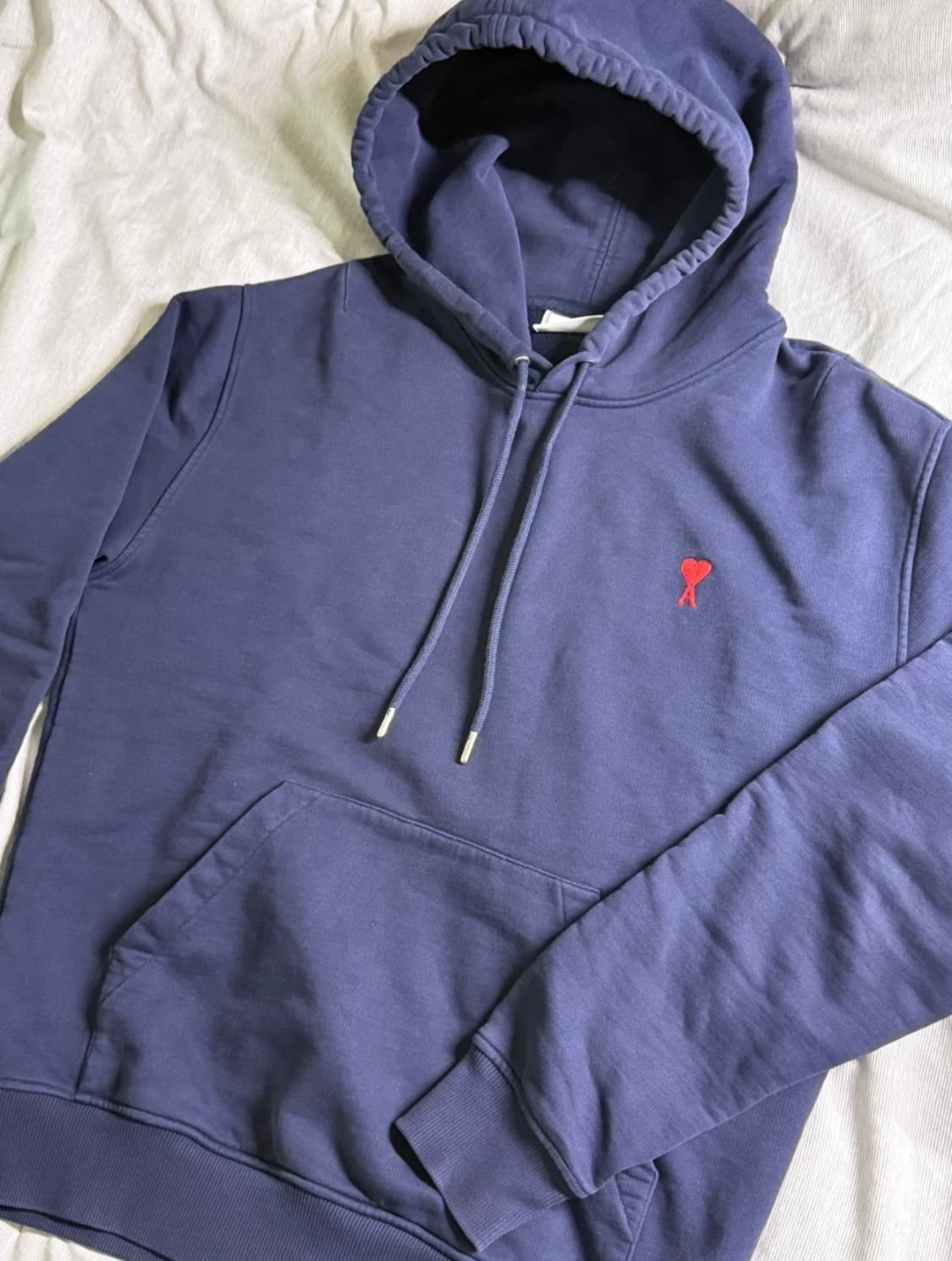 아미 후드티 네이비 상품이미지2