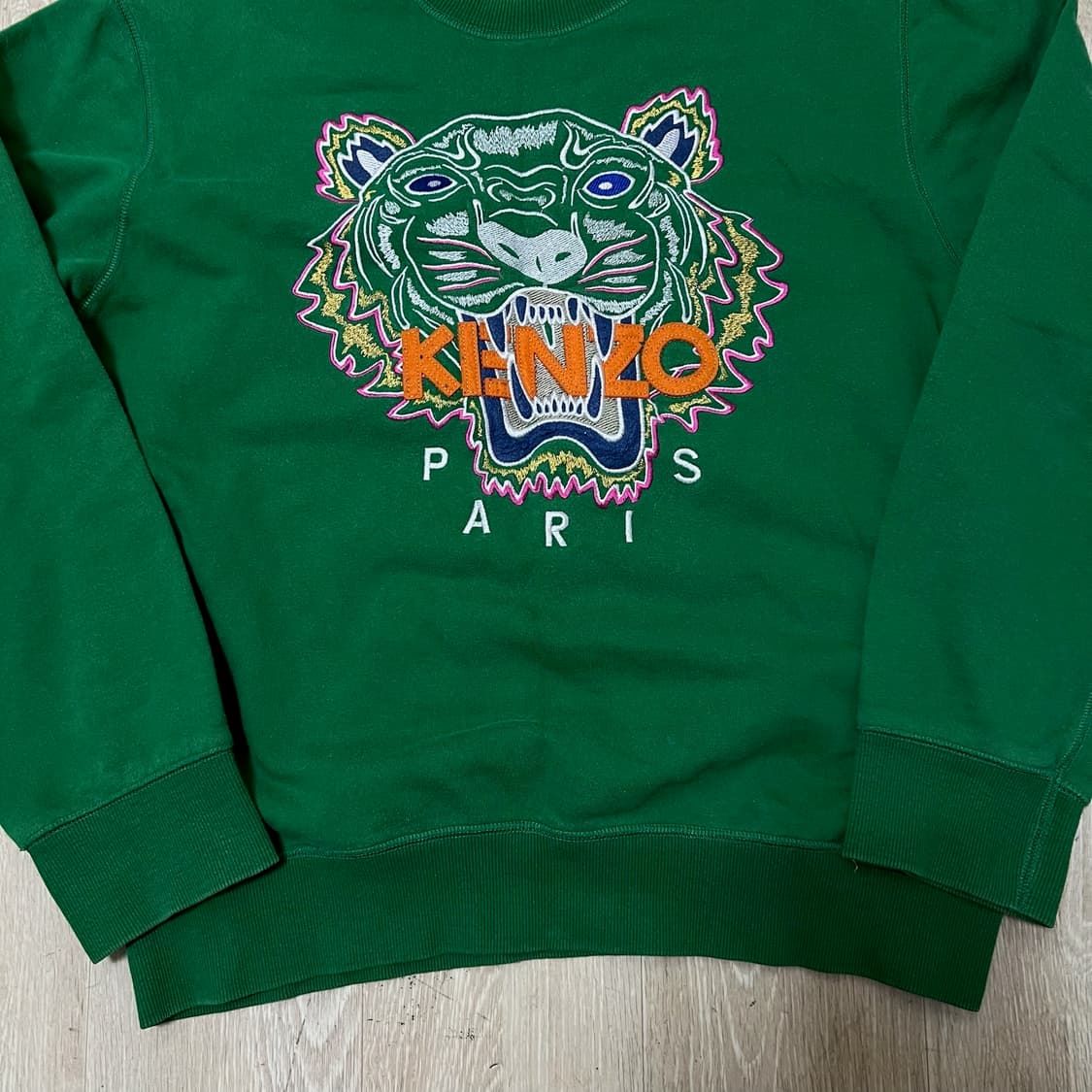 겐조 타이거 자수 빅로고 맨투맨 L/100  상품이미지3