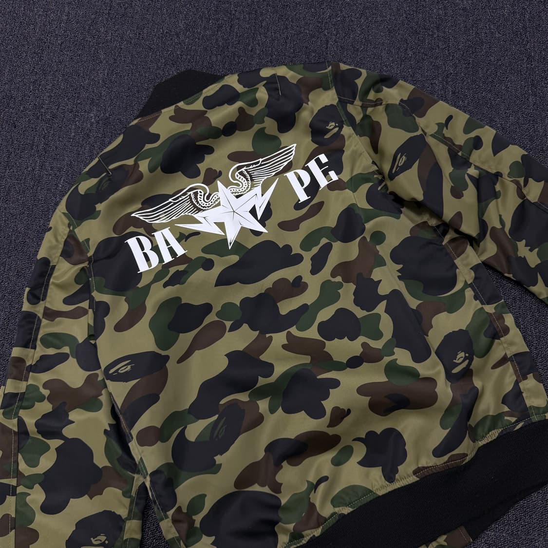 베이프 카모 ma-1 항공점퍼 자켓 상품이미지6