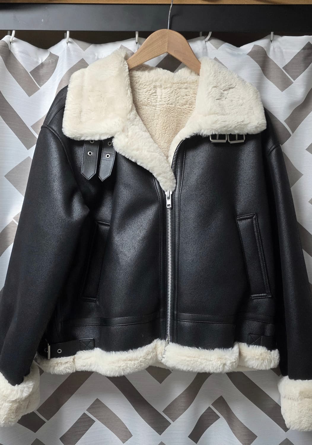 도프제이슨 하이넥 레더 무스탕 상품이미지4