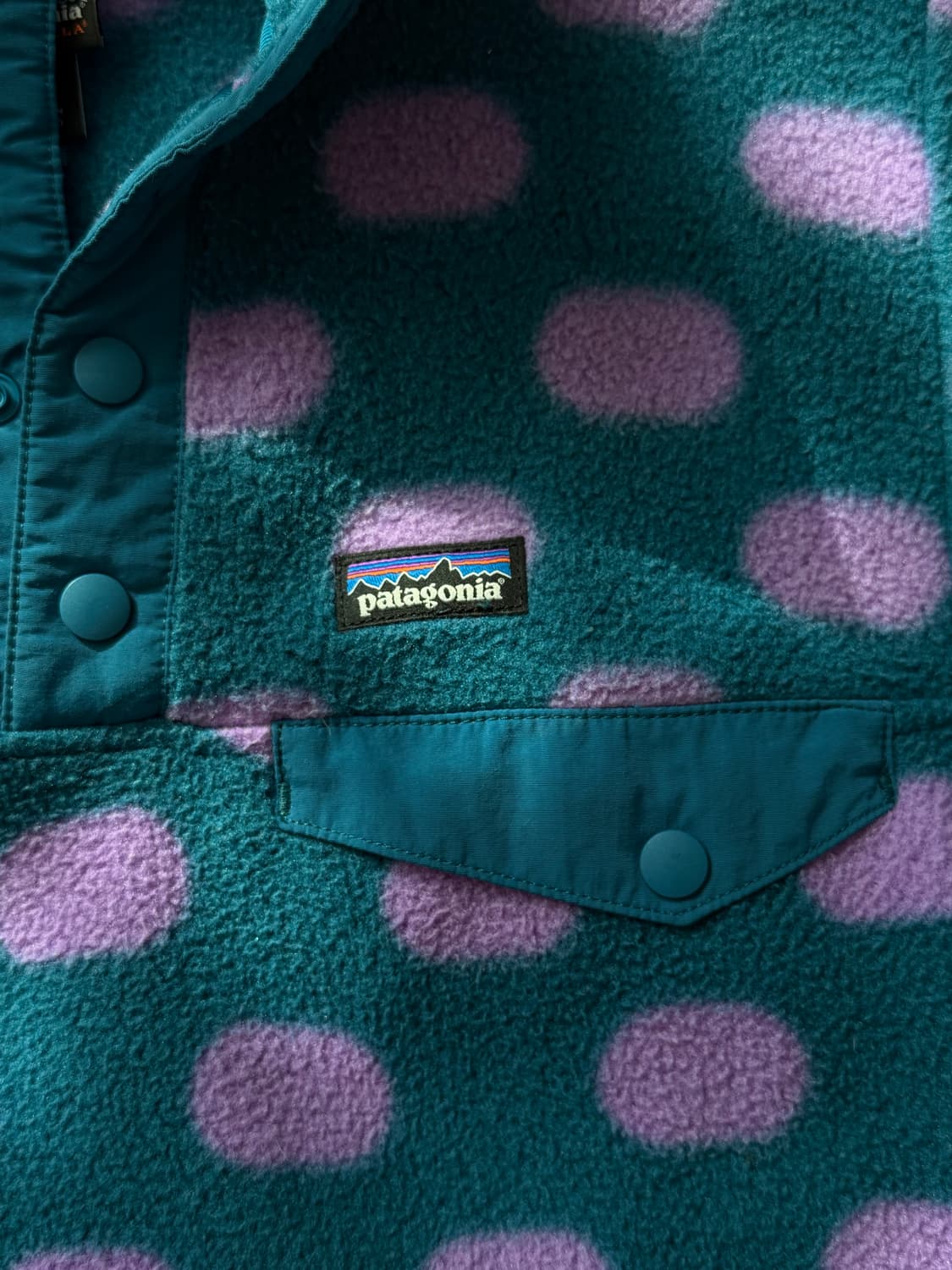 파타고니아 신칠라  도트 플리스 스냅티 상품이미지4