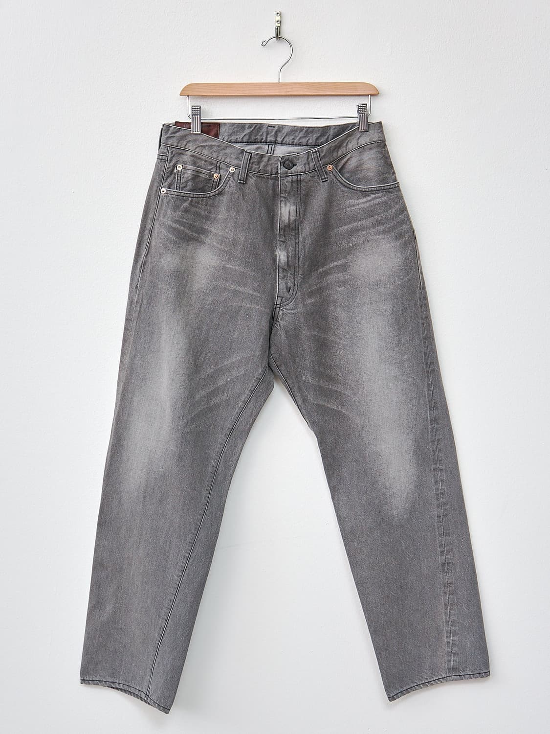캡틴선샤인 5P 지퍼 프론트 데님 black vintage wash 32 상품이미지7
