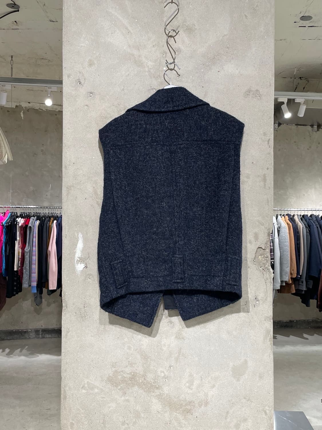 이자벨 마랑 다크 네이비 랩핑 알파카 울 베스트 상품이미지6