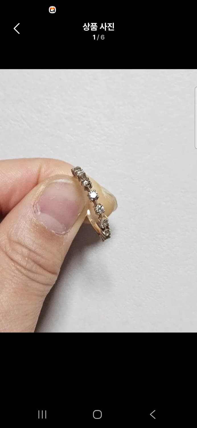 14k꼬냑다이아반지 상품이미지6