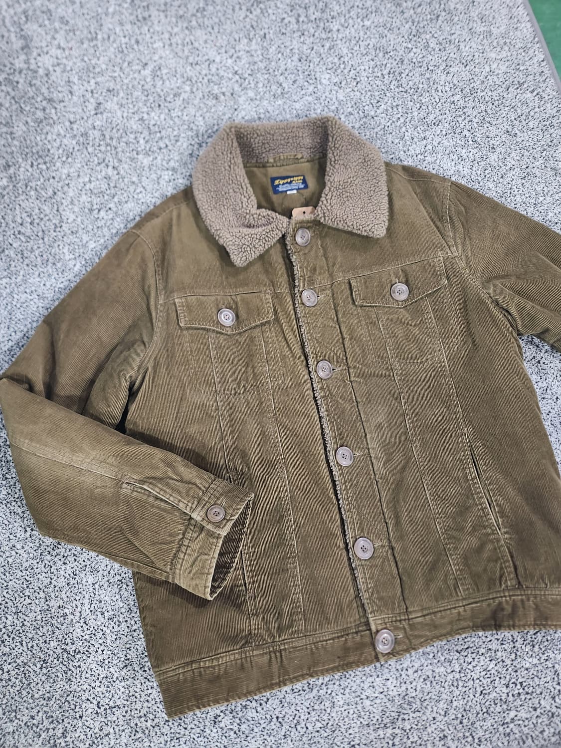 코듀로이 빈티지 양털 카라 자켓 상품이미지1