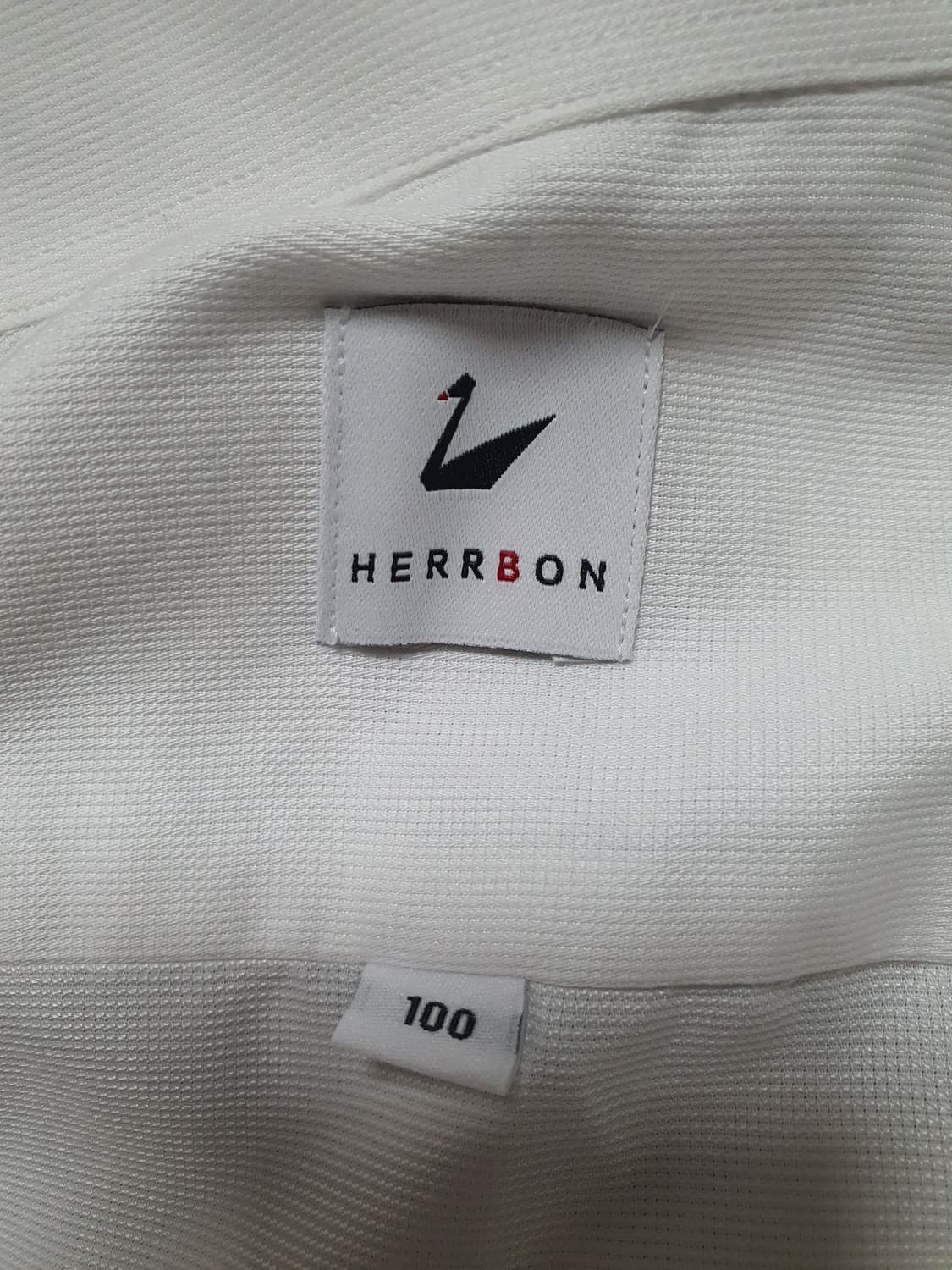 HERRBON 헤르본 화이트 긴팔 셔츠 100 흰셔츠 상품이미지5