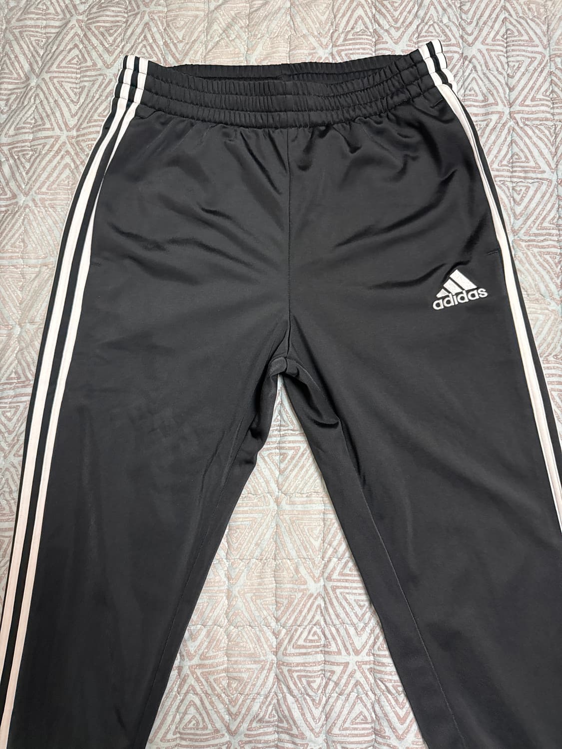 아디다스 검정색 트레이닝 면바지 상품이미지1