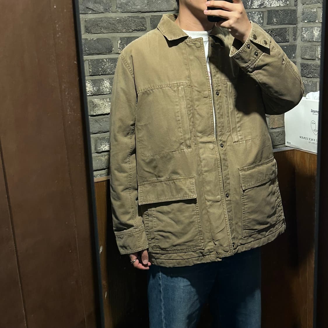 L) 체로키 카키색 사파리 자켓 상품이미지8