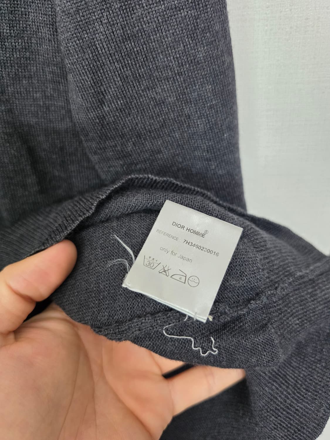 디올 옴므 울 니트 M 에디슬리먼 상품이미지5