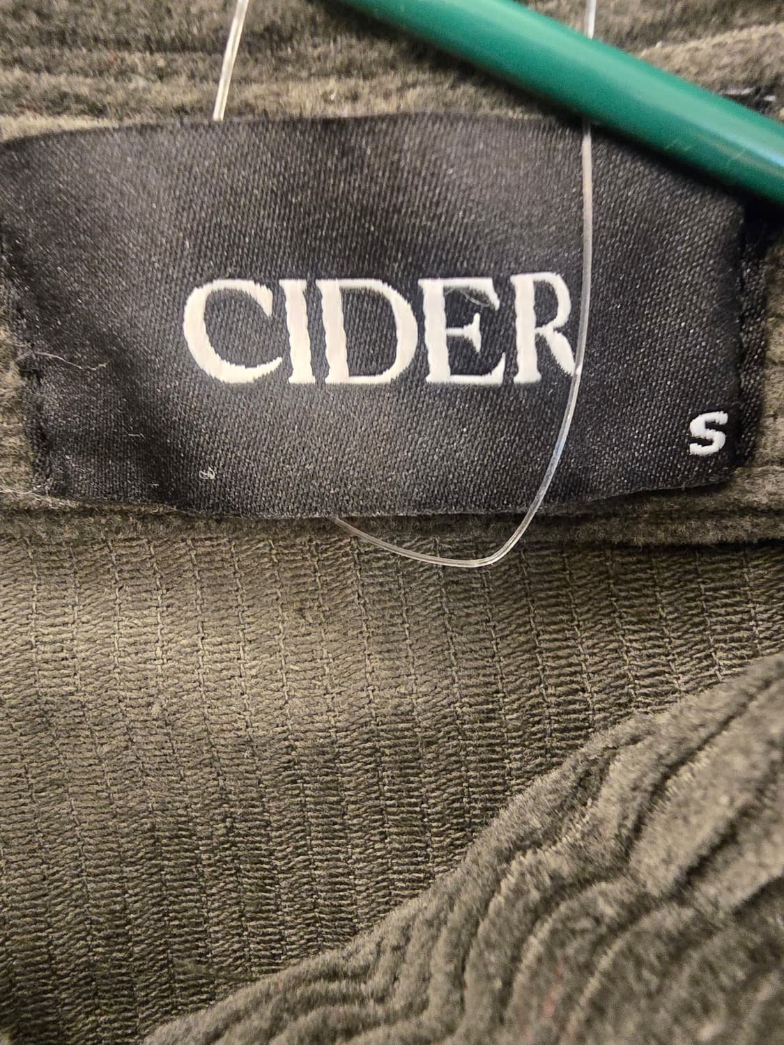 Cider  솔리드 코듀로이 크롭 재킷 상품이미지4