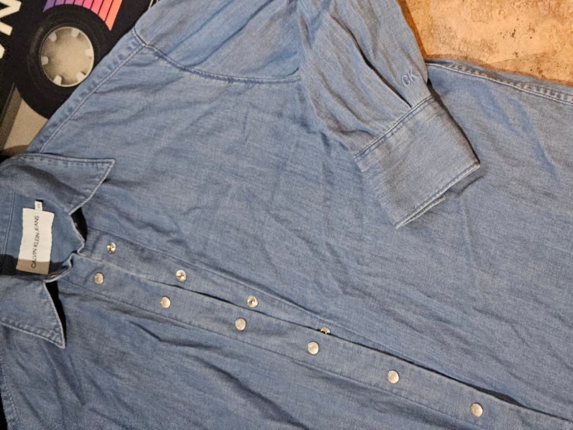 CALVIN KLEIN JEANS 데님 셔츠 상품이미지3