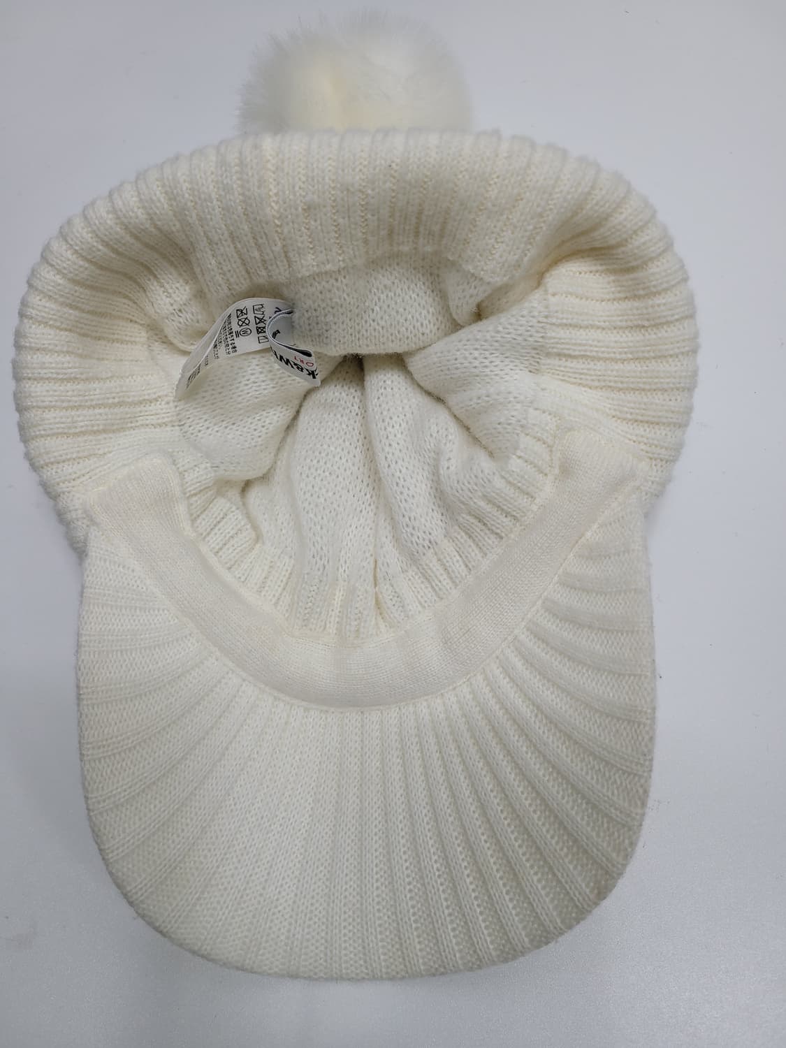 블랙앤화이트 울 니트 골프 모자 / FREE  상품이미지7